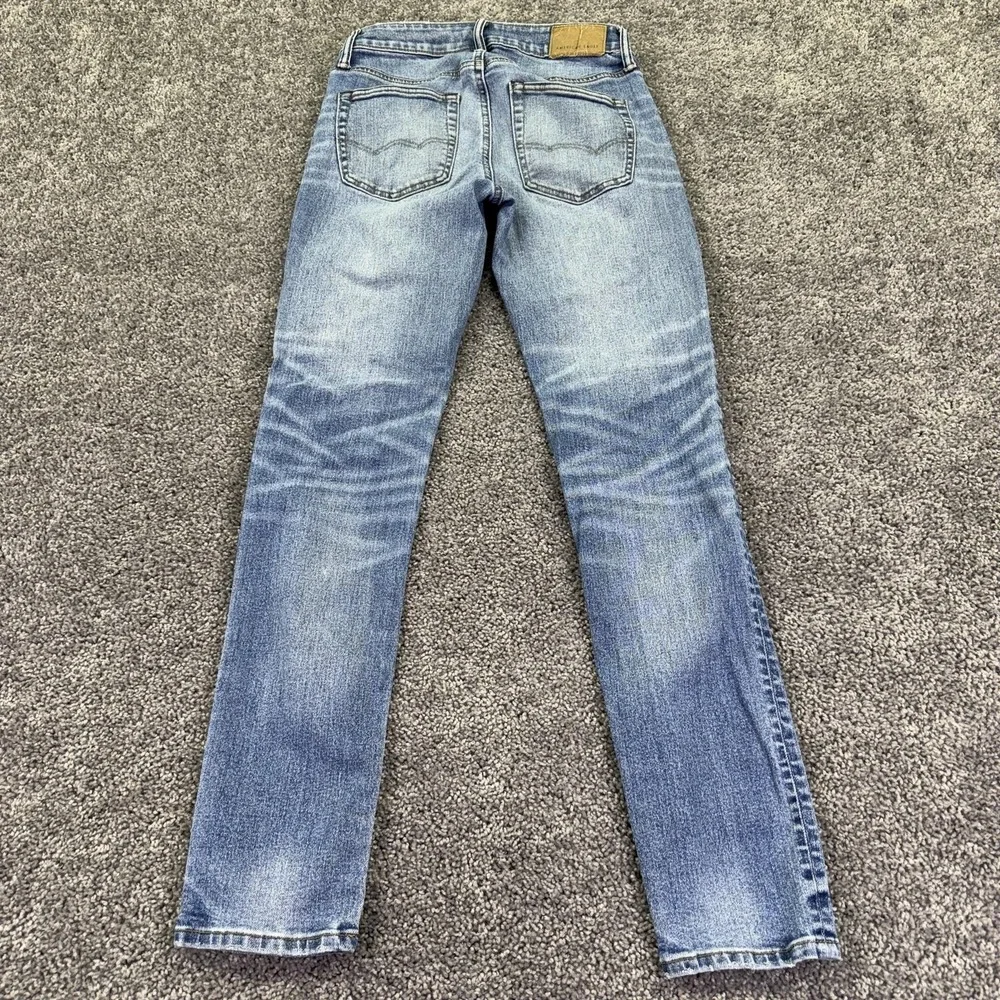 American Eagle Jeans Mens 28x32 Blue Airflex+ Athletic Skinny Denim Medium Wash